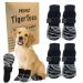 Anti-Slip Socks for Dogs Socks for Walkways Warm/Cold Paw Protection Against Licking and Slipping Ideal for Dog Paw Protection (L)