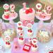 24 Pack Strawberry Cupcake Toppers Strawberry Birthday Baby Shower Summer Fruit Theme Decorations Party Supplies Dessert Ornaments Pink Berry Themed Cake Decors for Girl - Buy Online on GoSupps.com