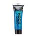 Iridescent Fine Face & Body Glitter Gel by Moon Glitter - Blue - Cosmetic Festival Glitter Face Paint for Face Body Hair Nails - 12ml