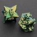 KERWELLSI Metal Dice Set - Unique Leaf Design D&D Dice with Cool Box | Handmade Polyhedral Dice for RPG Games - Buy Online on GoSupps.com