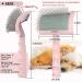 LBMBAIC 25mm Pink Slicker Brush for Thick & Long Hair Dogs/Cats - Soft Denser Pins, Effortlessly Detangle, Style & Save Time - Buy Online on GoSupps.com