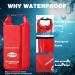 WELL-STRONG 111pcs Waterproof Survival First Aid Kit for Fishing, Boating, Camping - WS014 Red - Buy Online on GoSupps.com