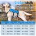 Rabbitgoo Breaking-Proof Dog Harness for Medium Dogs - Breathable Adjustable Padded Vest with Handle - Safe & Comfortable - Blue M - Buy Online on GoSupps.com
