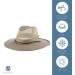 Dorfman Pacific Men's 3X-Large Khaki Safari Hat with Leather Trim - Buy Online on GoSupps.com
