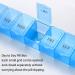3 Pieces Pill Box Organiser Pill Dispenser Box 7 Day Pill Box Organiser One Time a Day Weekly Pill Box Pill Organiser for Medication Supplements Vitamins Cod Liver Oil - Buy Online on GoSupps.com