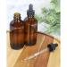 4oz Amber Glass Dropper Bottles (6-Pack) for Essential Oils, Cosmetics, Cooking - Refillable Amber Brown Glass - Buy Online on GoSupps.com