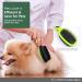 Double Sided Pet Brush with Free Cleaning Tool - Dog & Cat Grooming Brushes for Shedding - Rounded Pins & Bristles - Anti Slip Handle - Buy Online on GoSupps.com
