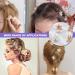 Small Hair Clips Mini Pearl Claw Clip 15 Pcs Small Flower Hair Bangs Clips White Wedding Hair Accessories for Women Girls Brides - Buy Online on GoSupps.com