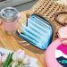 Feminine Product Pouch with Dog Seamless Pattern - Sanitary Napkin Storage Bag and Nursing Pad Holder for Women and Girls - Buy Online on GoSupps.com