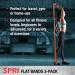 SPRI Flat Bands 3-Pack | Resistance Band Kit for Strength Training & Flexibility | Light Medium Heavy Exercise Bands | Versatile Fitness Tool - Buy Online on GoSupps.com