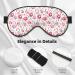 Shop Double-Sided Tulip Flowers Watercolor Sleep Mask | Adjustable & Soft Eye Covers for Perfect Shading & Reduced Eye Edema - International Shipping Available - Buy Online on GoSupps.com