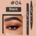 Microblading Eyebrow Pencil Eyebrow Pencil Magical 2-In-1 Eye Brow Pencils For Women With 4-Fork-Tip & Precise Brush-Tip Create Natural Hair-Like Brows Waterproofing Last All-Day (04#) - Buy Online on GoSupps.com