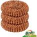 12 Pack Copper Coated Scourers by SCRUBIT - Ideal for Dishes, Pots, Pans, and Ovens. Tough Kitchen Cleaning Made Easy! - Buy Online on GoSupps.com