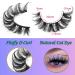 Russian Strip 17mm Natural Look Cat Eye Mink Lashes by EYDEVRO - 5 Pair Pack - Buy Online on GoSupps.com