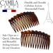 Camila Paris CP33/2 French Hair Side Comb - Small Tortoise Shell - Strong Hold Hair Clip for Women - Made in France - Buy Online on GoSupps.com