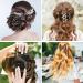 Buy Dadabig 7-Piece Pearl Hair Accessories Set | Magic Elastic Clips & Wood Combs for Women & Girls - Stylish & Stretchy Hair Clips - Buy Online on GoSupps.com