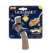Nylabone Maximum strength Robust extreme gourmet wishbone dog play stuff infused with additional peanut butter taste in the entire bone medium for dogs 0-16kg peanut butter medium