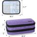 Luxja Insulin Travel Case Double Layer Insulin Bag - Purple - Buy Online on GoSupps.com