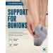 Doctor's Select Bunion Relief Socks 2 Pairs for Women and Men | Compression Bunion Corrector Socks - Medium Black/Gray - Buy Online on GoSupps.com