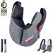 SANDINI SleepFix Kids Outlast Child Neck Pillow - Supportive Temperature-Regulating Neck Cushion for Car, Bike, and Travel - Prevents Head Tilting - Anthracite - Buy Online on GoSupps.com