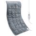 Weighted Heating Pad  EVAJOY 17''x 33 Extra-Large Electric Heating Pad for Back Pain Relief w/ 6 Heat Settings 2H Auto Shut-Off  4.9lbs BPA-Free Beads Heat Pad for Shoulder Arms Legs Cramps Washable EJ-BD013