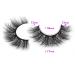 Natural Volume Faux Mink Eyelashes - 10 Pairs 3D Wispy Fluffy Curly Lashes (17mm) - Buy Online on GoSupps.com