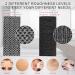 Exfoliating Washcloth Set - 2 African Net Shower Towels & Japanese Face Sponges for Ultimate Body Care Black Loofah Scrubber for Exfoliation - Buy Online on GoSupps.com