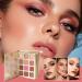 Palette de maquillage - 12 couleurs de fard paupi res - Style livre - Palette de fards paupi res paillettes avec 4 rouges l vres et 4 rouges l vres - Pour femmes et filles pour les voyages - Buy Online on GoSupps.com