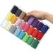 NEX Sewing Thread Assortment - 24 Colors Cotton Spools Thread Set - 1000 Yards Each - for Sewing Machine - Buy Online on GoSupps.com