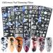 Beiling Halloween Nail Stamping Kit - Ghost, Pumpkin, Skull, Bone Patterns, 8 Piece Set - Buy Online on GoSupps.com