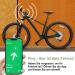 EFEALL Anti-Theft AirTag Bike Mount - Hidden Airtag Holder for Headset Tube 31.8mm - Carbon Pattern, 1 Pack - Buy Online on GoSupps.com