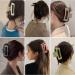 Matte Rectangle Hair Claw Clips Set-1 - Strong Hold Jumbo Hair Clamp for Women & Girls (6 Colors) - Buy Online on GoSupps.com