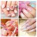 8-Piece Ombre Gradient Flower Nail Art Brush Set | DIY Nail Design & Painting Tools for UV Gel & Acrylic - Buy Online on GoSupps.com