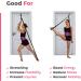 Leg Stretcher Strap for Flexibility - Adjustable Door Stretch Strap for Improved Leg Stretching - Door Flexibility Trainer Band for Dance, Cheer, Ballet - Black - Buy Online on GoSupps.com