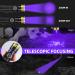 DARKDAWN Torch UV 395nm Light Flashlight USB Rechargeable Ultraviolet LED Blacklight Mini Wood s Lamp Portable Blacklight Detector for Pet Cat Urine Dried Stains/Uranium Glass/Resin Curing Uv 395nm Light/Violet - 1 Pack - Buy Online on GoSupps.com