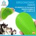 Soft Silicone Pet Grooming Brush | Dog Bath Brush for Grooming | Dog Shampoo Brush - Buy Online on GoSupps.com