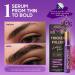 Brow Serum for Eyebrow Growth Pro Growth Treatment with Keratin & Biotin Peptides Hyaluronic Acid Creatine & Castor Oil No Prostaglandins Vegan & Non Irritating for Fuller Thicker Brows 8ml - Buy Online on GoSupps.com