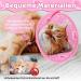 Fanshionstide Adjustable Anti-Bite Cat Collar - Soft Protective Halskrause for Cats & Puppies (Pink) - Perfect for Post-Surgery & Injury Recovery - Buy Online on GoSupps.com