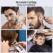 Kemei Professional Hair Clipper for Men - Cordless Rechargeable Trimmer with 6 Guide Combs and T-Blade for Hair Cutting and Grooming (S-Silver) - Buy Online on GoSupps.com