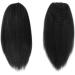Allyreetress Yaki Drawstring Ponytail Extension for Black Women Highlight Kinky Staight Up Down Pony Tail Synthetic Hair Extensions 16 Inches 2 Clip in (1B Black) 16 inches 1B# - Buy Online on GoSupps.com