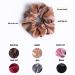 Whaline 6 Big Velvet Hair Scrunchies - Soft Elastic Bands for Women - 6 Dark Colors - Buy Online on GoSupps.com