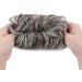 Thick Synthetic Hair Bun Extensions - Medium Brown mix Bleach Blonde - 45g | Updo Scrunchies for Women - Buy Online on GoSupps.com