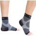 Blitzu Ankle Bandage & Compression Cuff Open Toe Support Socks for Plantar Fasciitis & Achilles Tendon Relief Women's & Men's Sleeves Available - Buy Online on GoSupps.com