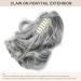 Dcbaboo Short Ponytail Extension Curly 12inch Claw Clip in Ponytail Hair Extensions Long Wavy Synthetic Pony tails Natural Wave One Piece Hairpiece Fake Ponytail for Women Dark Gray 12 inch 110g Dark Gray - Buy Online on GoSupps.com