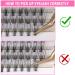 Fenshine Cluster Eyelash Extensions - 240pcs Mixed 10D/20D - Soft Natural False Lashes (0.07 C Curl 9-14mm) - Buy Online on GoSupps.com