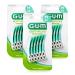Gum Soft -Picks Advanced Interental cleaner/simple and gentle cleaning of interdental spaces/pleasant sense of application/good accessibility of all interdental spaces (medium) m - 3x60