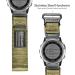 Garmin Watch Band - Super Rugged Nylon Sports Strap for fnix/Forerunner/Vivoactive - Tough Replacement for Men - Green 22MM - Buy Online on GoSupps.com