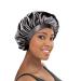 Stay On Satin Edge Bonnet - Women's Hair Wrap for Sleeping - Black - One Size - Buy Online on GoSupps.com