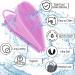 Avilana Silicone Face Scrubber - Dual Sided Facial Cleansing Brush & Exfoliator for All Skin Types - Deep Cleansing Manual Tool (Pink - Buy Online on GoSupps.com