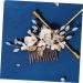 SOESFOUFU Wedding Decoration Pearl Trim Female Head Decor Bridal Comb Ceramics Wedding Supplies New Chinese Style Bride Bridal Head Decor Girls Hair Accessory Bridal Hair Comb - Buy Online on GoSupps.com